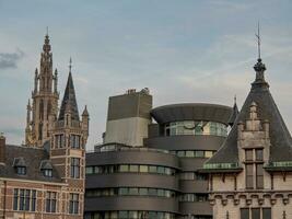 the city of Antwerp in belgium photo