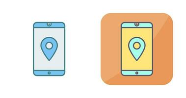 Unique GPS Service Vector Icon