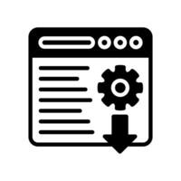 Page Optimization icon in vector. Illustration vector