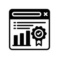 Ranking Site icon in vector. Illustration vector