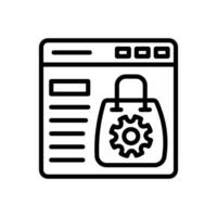 Ecommerce Solution icon in vector. Illustration vector