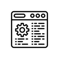 SEO Compiler icon in vector. Illustration vector