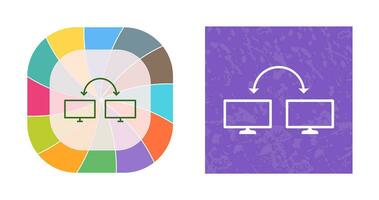 Unique Connected Systems Vector Icon