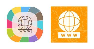 Unique World Wide Web Vector Icon