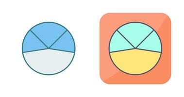 Pie Chart Analysis Vector Icon