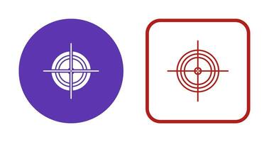 Unique Target Vector Icon
