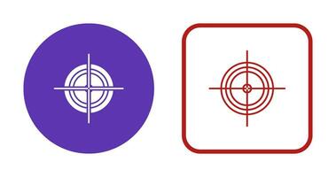 Unique Target Vector Icon