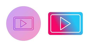 Unique Video Communication Vector Icon