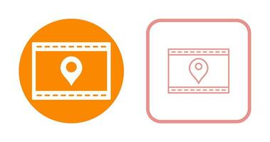 Unique Location Web Advertising Vector Icon