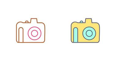 Unique DSLR Camera Vector Icon