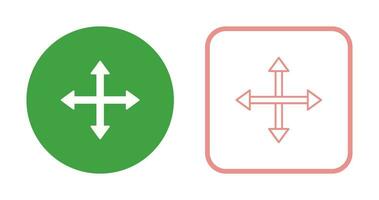 Unique Move Vector Icon