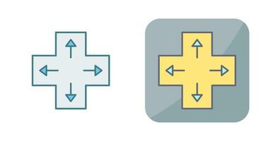 icono de vector de teclas de dirección únicas