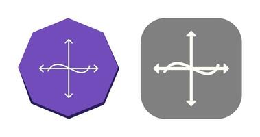 Unique Graph Vector Icon
