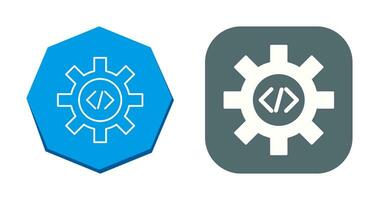 Unique Code Optimization Vector Icon