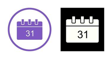 Unique Calendar Vector Icon