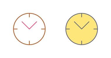 icono de vector de reloj único