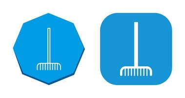 Fork picking Leaves Vector Icon