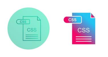 icono de vector de css