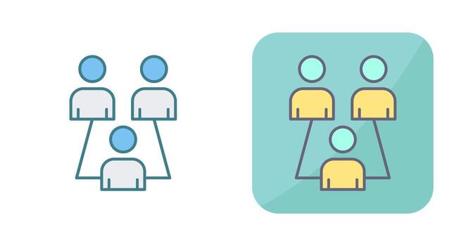 Connected Users Vector Icon