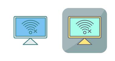 Disconnected Network Vector Icon