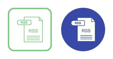 icono de vector de rss