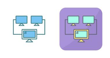 Connected Systems Vector Icon