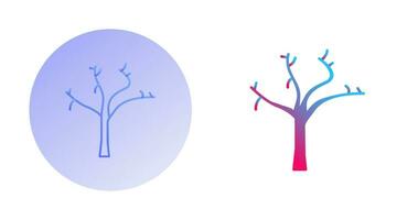 Tree with no Leaves Vector Icon