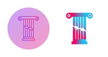 Broken Pillar Vector Icon