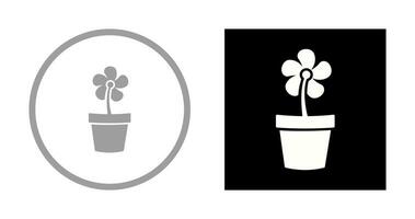 Flower Pot Vector Icon