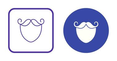 Beard and Moustache Vector Icon