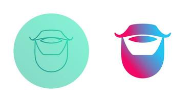 Beard and Moustache Vector Icon