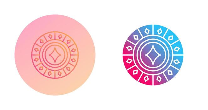 icono de vector de chip de diamante