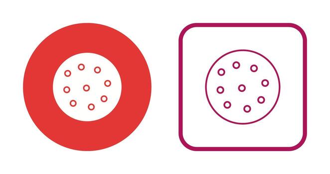 icono de vector de galleta