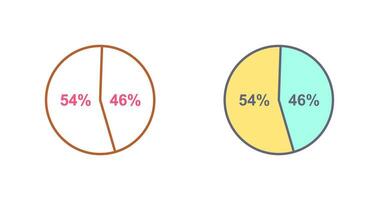 icono de vector de estadísticas de candidatos