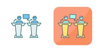 Debate Vector Icon