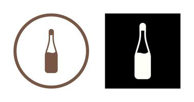 Champagne Bottle Vector Icon