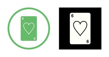 Hearts Card Vector Icon