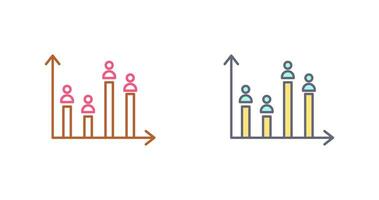 Candidate Graph Vector Icon