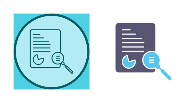 Unique Case Study Vector Icon