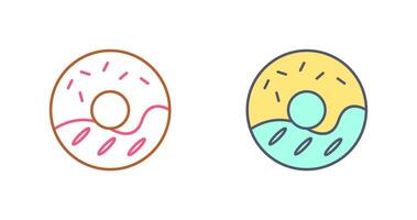 Cream Doughnut Vector Icon