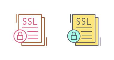 icono de vector de ssl