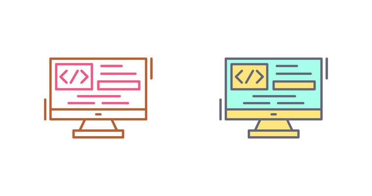 Coding Vector Icon
