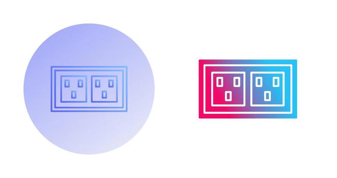 icono de vector de enchufe