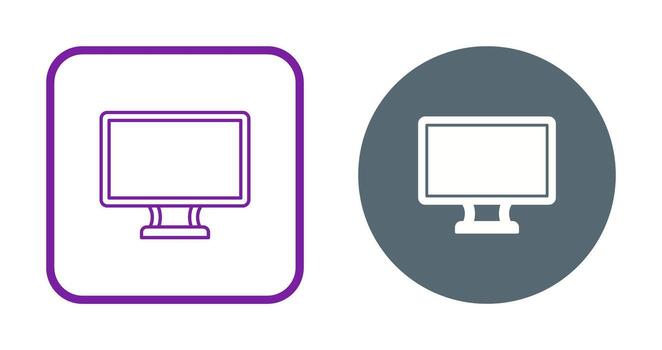 Lcd Vector Icon