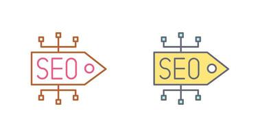 SEO Tag Vector Icon