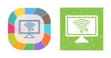 Disconnected Network Vector Icon