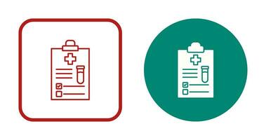 Medical Report Vector Icon