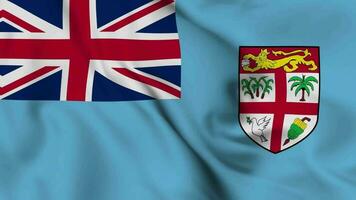 fiji golvend vlag realistisch animatie video