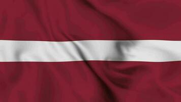 lettland vinka flagga realistisk animering video