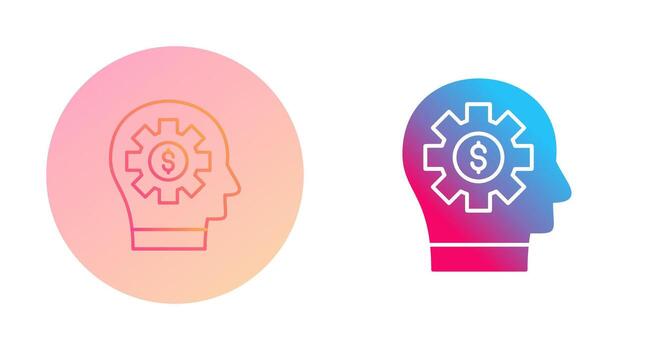 icono de vector de pensamiento